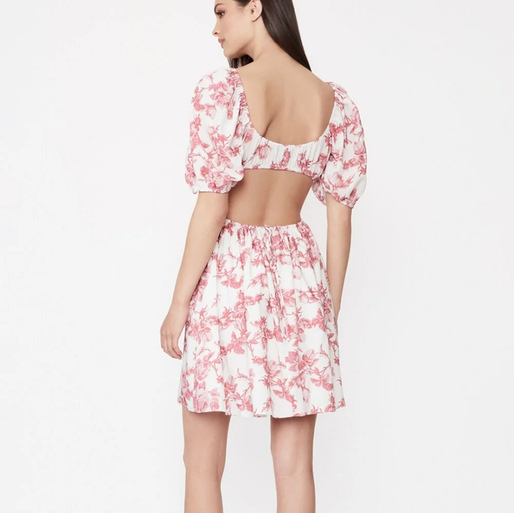 Bardot Eden Floral Minidress in pinkish/red BARDOT - Picture 2 of 7
